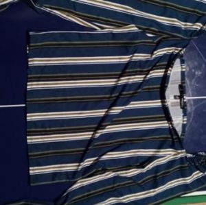 Med striped crop top